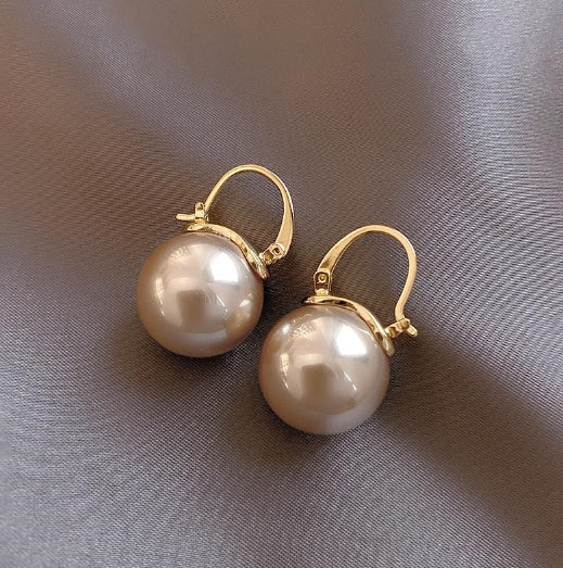 Women's Party Wedding Hoop Earrings Alloy Imitation Pearls