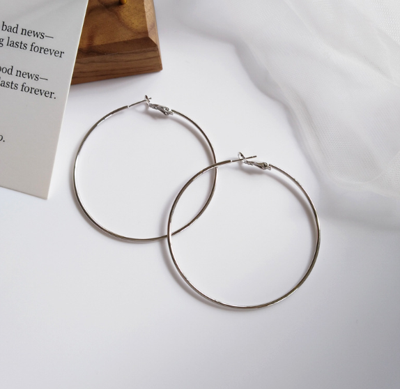 Large Geometric Hoop Earrings