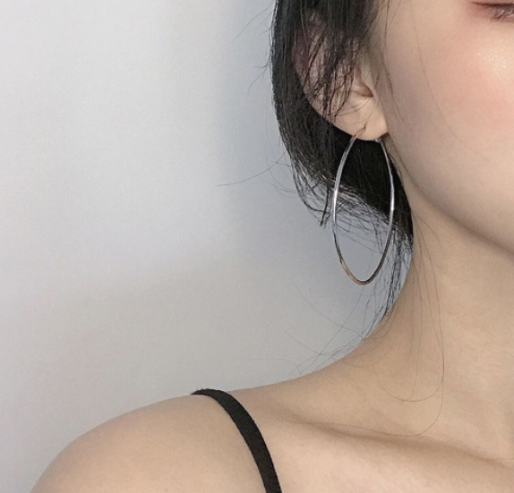 Large Geometric Hoop Earrings